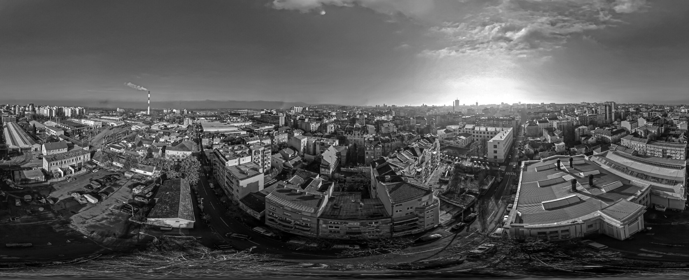 Panoramski pogled na Beograd